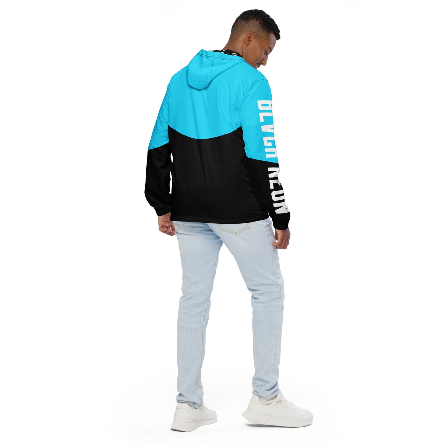 Neonx Unisex Windbreaker (Aqua Blue)