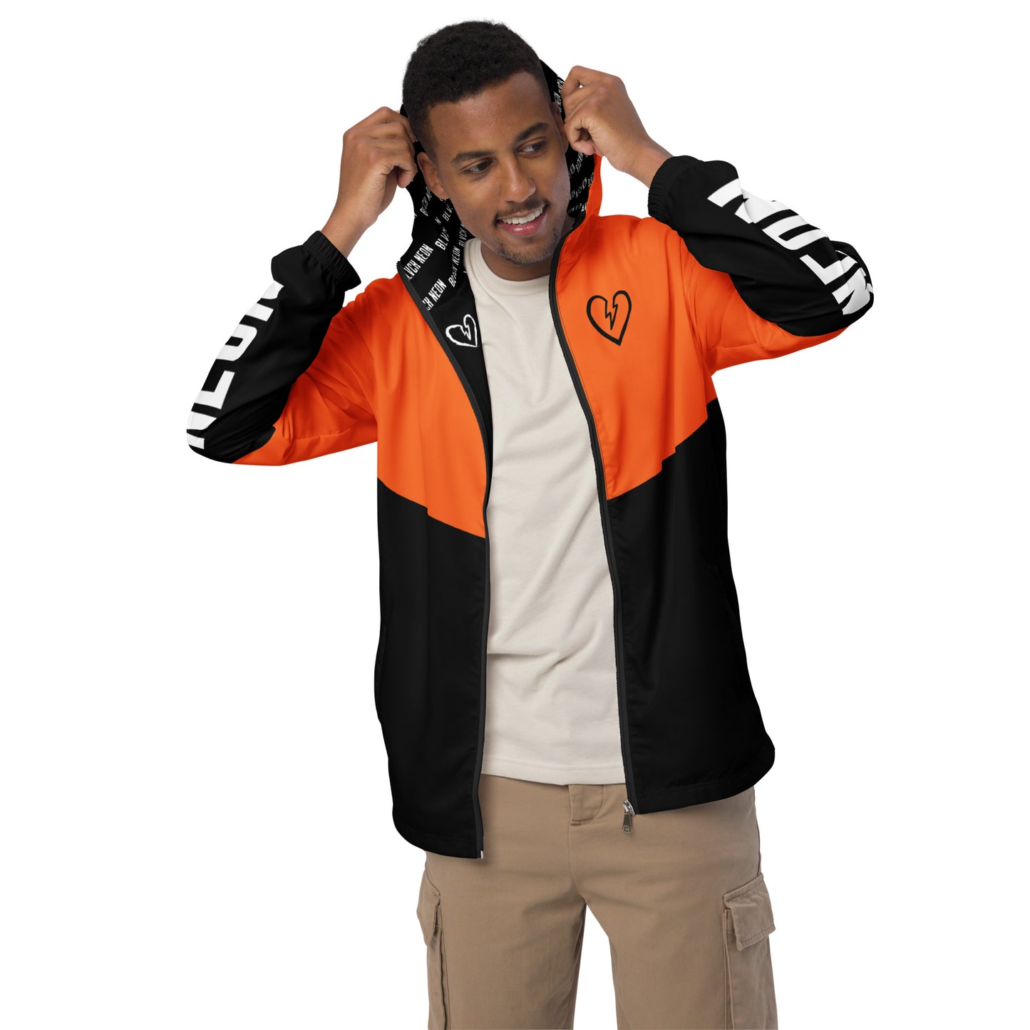 Neonx Unisex Windbreaker (Bodak Orange)