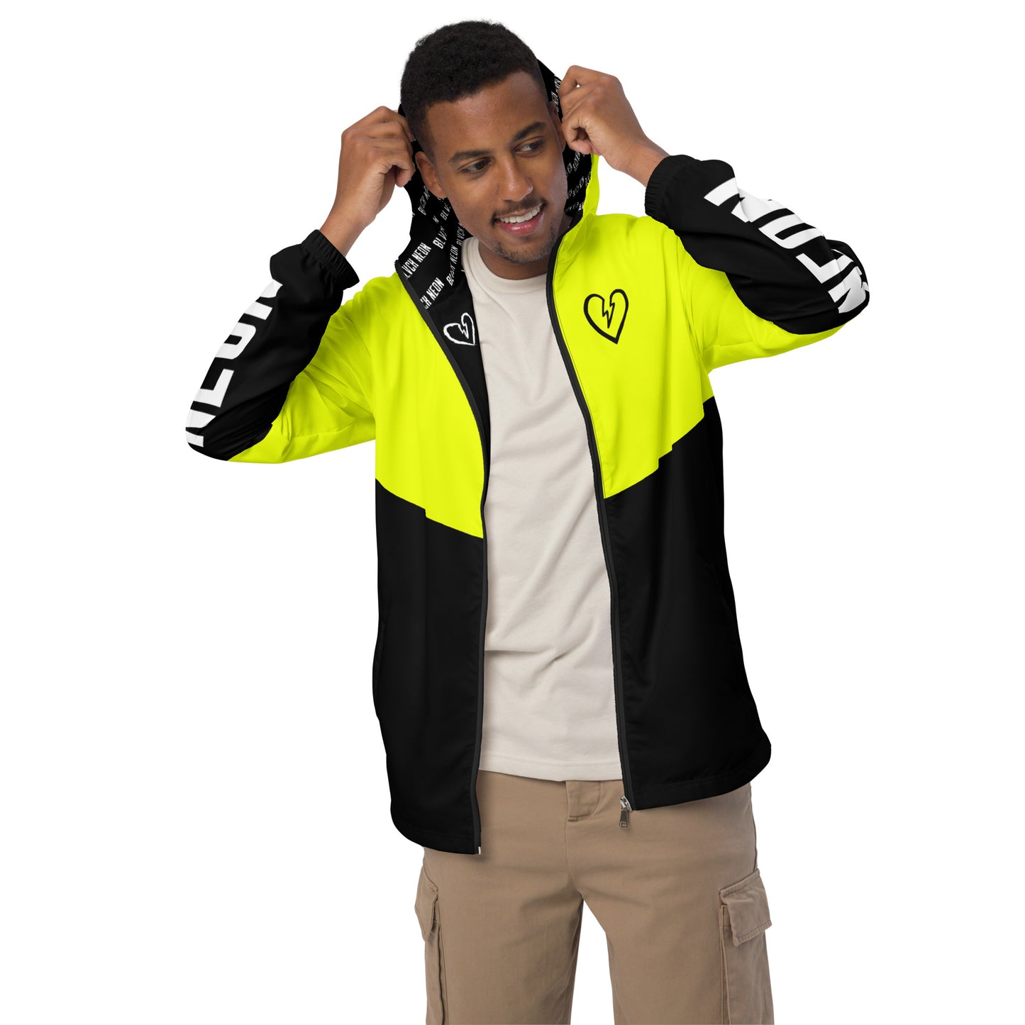 Neonx Unisex Windbreaker (Highlighter Yellow)