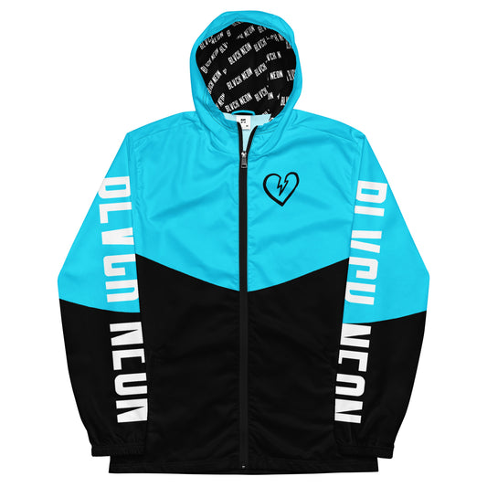 Neonx Unisex Windbreaker (Aqua Blue)
