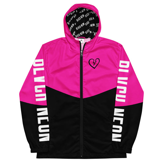 Neonx Unisex Windbreaker (Fuchsia Pink)