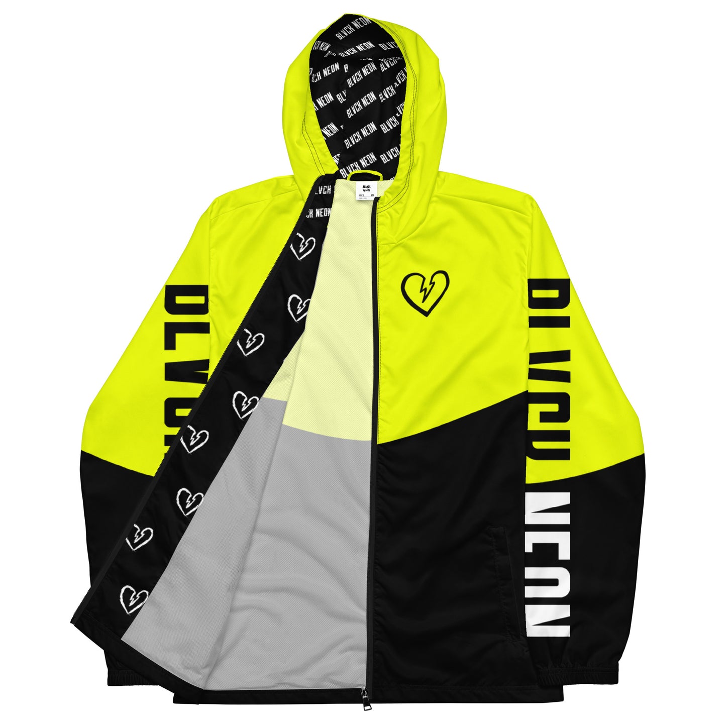 Neonx Unisex Windbreaker (Highlighter Yellow)