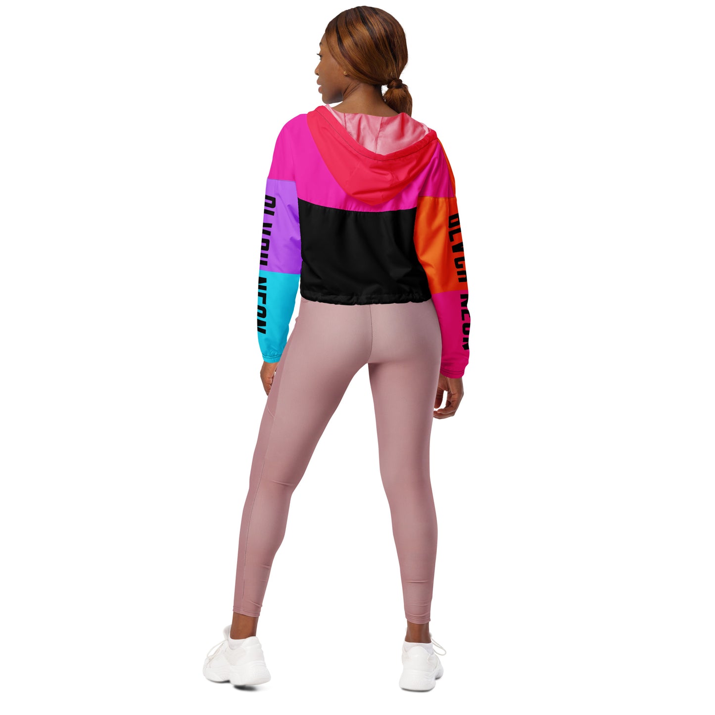 Neonx Women’s Cropped Windbreaker (Multi)