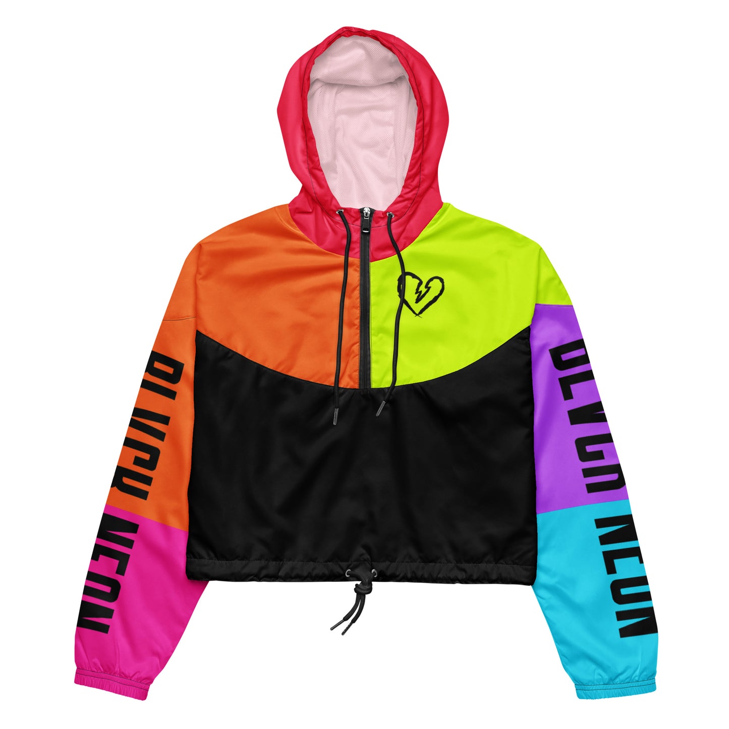 Neonx Women’s Cropped Windbreaker (Multi)